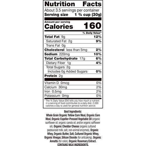 Annies Organic Cheddar Cheesy Smiles, Baked Corn Puffs, Gluten Free, 4 Oz
