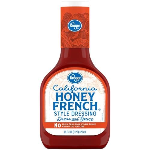 Kroger California Honey French Style Salad Dressing 16 fl oz