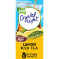 Crystal Light Sugar-Free Lemon Iced Tea Naturally Flavored Powdered Drink Mix 6 Count Pitcher Packets