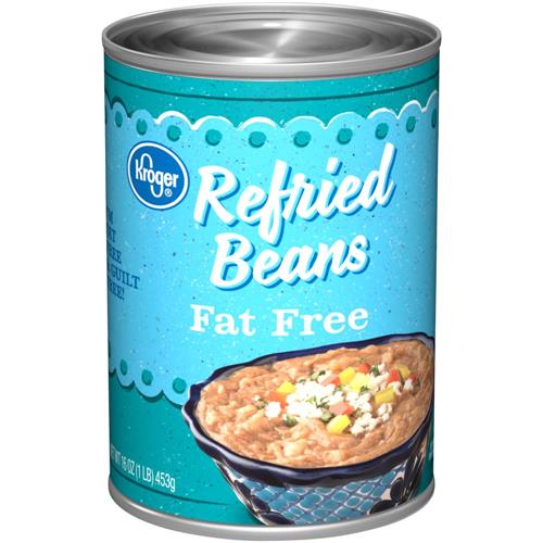 Kroger Fat Free Refried Beans 16 oz