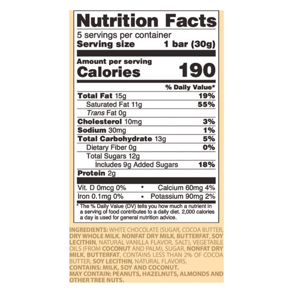Moser Roth White Chocolate Truffle - 5.3 oz