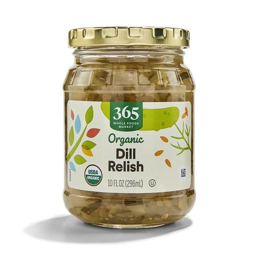 Whole Foods Market, Organic Dill Relish, 10 Oz