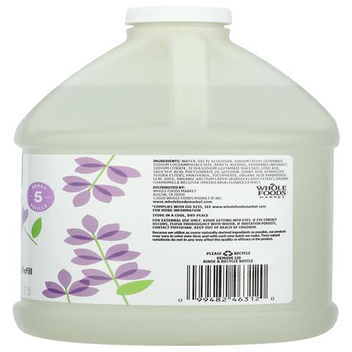 Whole Foods Market, Foaming Hand Soap Refill, Lavender, 64 Fl Oz