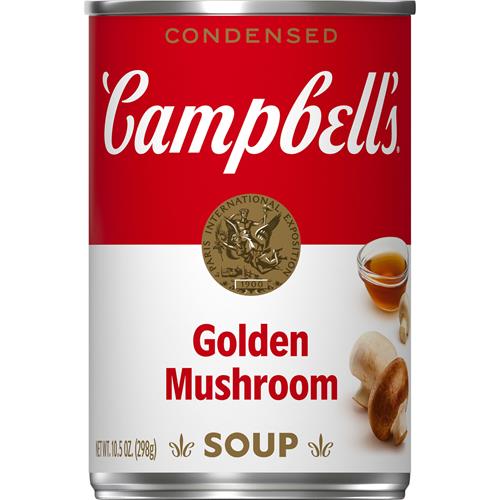 Campbells Condensed Golden Mushroom Soup, 10.5 Ounce Can