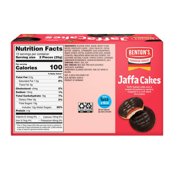 Benton's Sweet Strawberry Jaffa Cakes, 10.58 oz