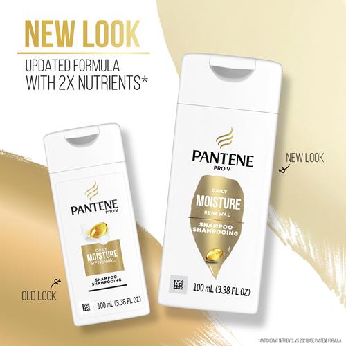 Pantene Pro-V Daily Moisture Renewal Shampoo, 3.38 Fl Oz