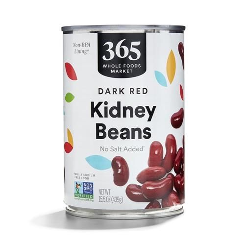 Whole Foods Market, Dark Red Kidney Beans No Salt Added, 15.5 Oz
