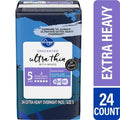 Kroger Ultra Thin Pads with Wings Extra Heavy Overnight Size 5 Unscented 24 count