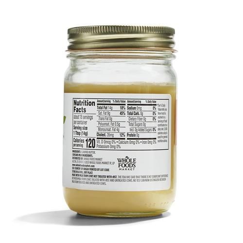 Whole Foods Market, Ghee, 9 Ounce