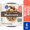 Kroger Mushrooms Pieces and Stems No Salt Added 4 oz