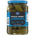 Kroger Whole Sweet Gherkins 24 fl oz