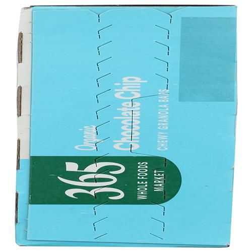 Whole Foods Market, Organic Chocolate Chip Chewy Granola Bars, 8 Count