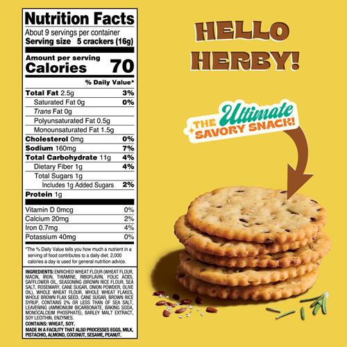 Back To Nature Stoneground Wheat Crackers, Rosemary & Olive Oil - Dairy Free, Non-Gmo, Made With Whole Grains & Flax Seed, Delicious & Quality Snacks,5 Ounce?