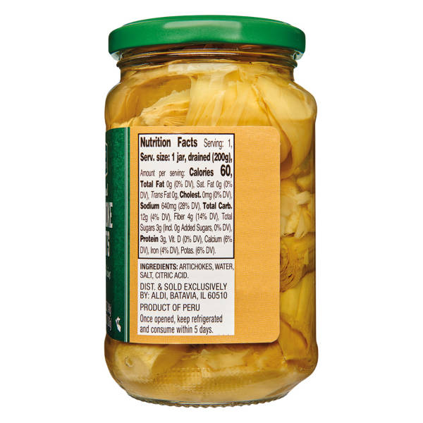 Tuscan Garden Quartered Artichoke Hearts in Water, 12 oz