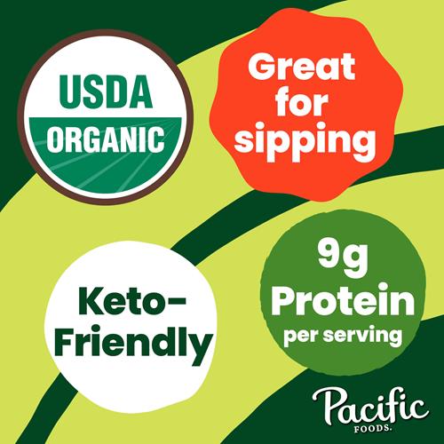 Pacific Foods Organic Chicken Bone Broth With Sea Salt, 32 Oz Carton