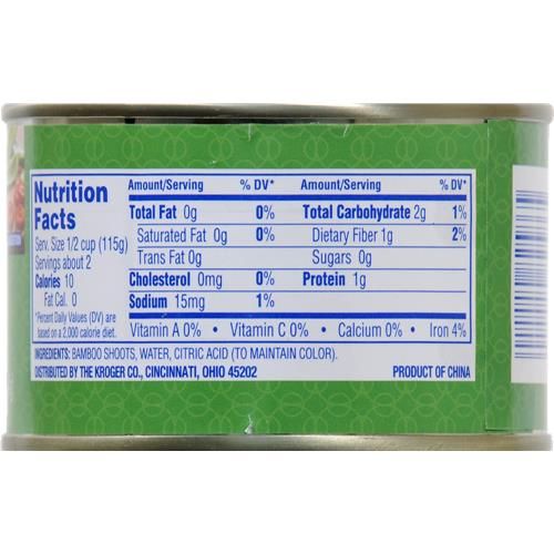 Kroger Sliced Bamboo Shoots 8 oz