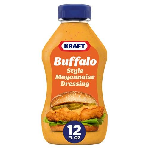 Kraft Buffalo Style Mayonnaise Dressing, 12 Oz Bottle