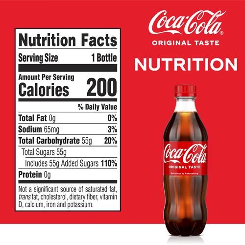 Coca-Cola, 16.9 Fl Oz, 6 Pack