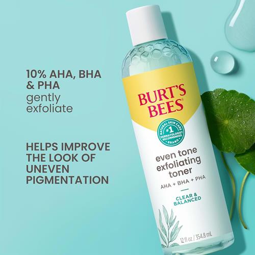 Burts Bees Clear & Balanced Even Tone Liquid Exfoliant, 8 Fz
