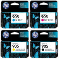 New, Pre-Owned - HP 905 Black and Color Ink Cartridge (Combo 4 Pack)