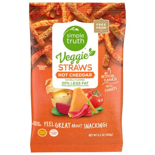 Simple Truth Hot Cheddar Veggie Straws 6.5 oz