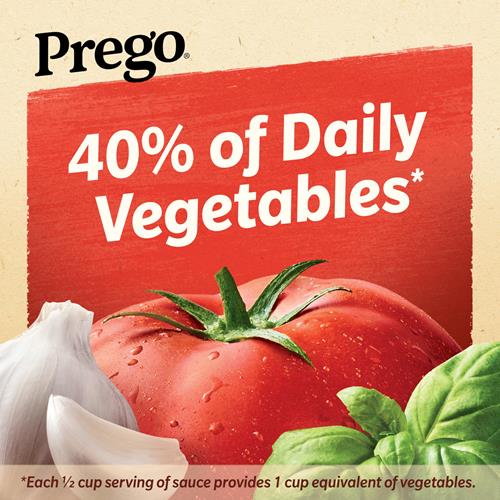 Prego Italian Tomato Sauce With Basil & Garlic, 24 Oz Jar