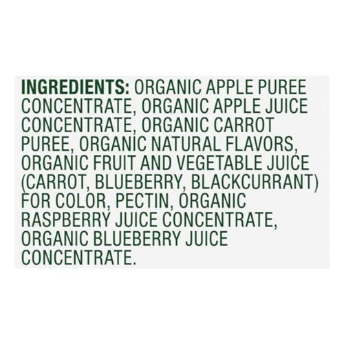 Simple Truth Organic Raspberry & Blueberry Fruit & Veggie Strips 8 ct / 0.5 oz