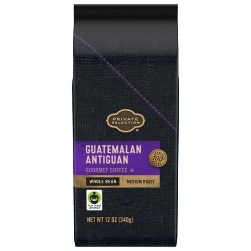 Private Selection Guatemalan Antiguan Medium Roast Whole Bean Coffee 12 oz