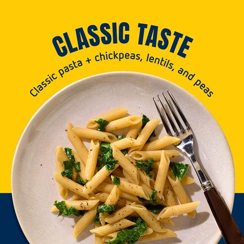 Barilla Protein+ (Plus) Penne Pasta - Protein From Lentils, Chickpeas & Peas - Good Source Of Plant-Based Protein - Protein Pasta - Non-Gmo - Kosher Certified - 14.5 Ounce Box (7 Servings Per Box