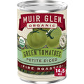 Muir Glen Organic Petite Diced Fire Roasted Green Tomatoes, 14.5 Oz