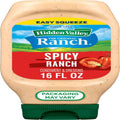 Hidden Valley Spicy Ranch Condiment And Dressing, Easy Squeeze Bottle, 16 Fl Oz (Package May Vary)