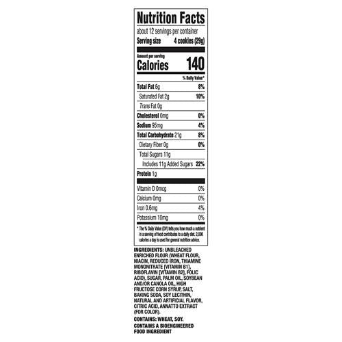 Oreo Thins Lemon Creme Sandwich Cookies, Family Size, 11.78 Oz