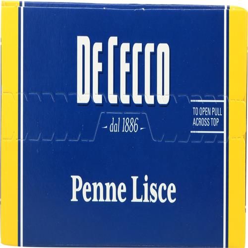 De Cecco Pasta Lisce Penne Pasta, 16 Oz