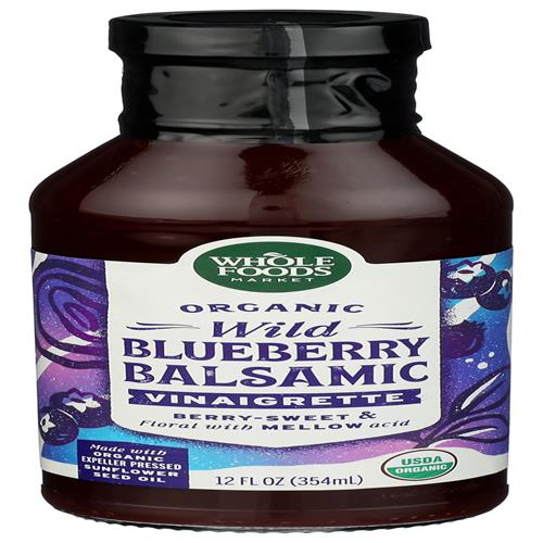 Whole Foods Market Organic Blueberry Balsamic Vinaigrette, 12 Fz