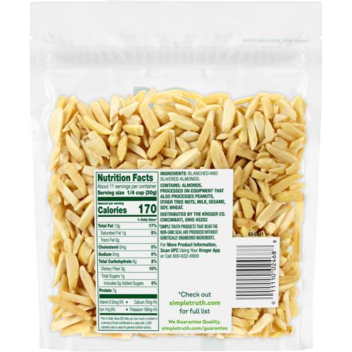 Simple Truth Slivered Blanched Almonds 12 oz