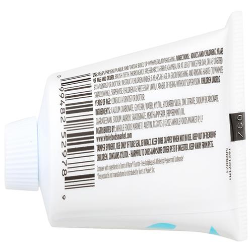 Whole Foods Market, Fluoride Free Travel Toothpaste, 3 Ounce
