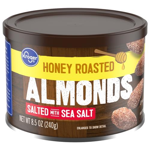Kroger Honey Roasted Almonds 8.5 oz