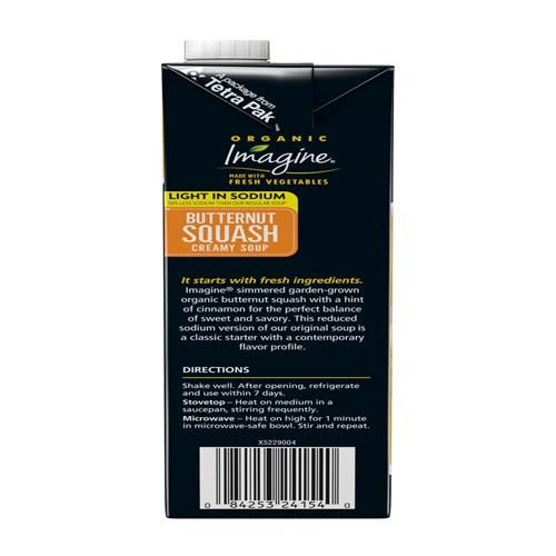 Imagine Light In Sodium Organic Creamy Butternut Squash Soup 32 Oz