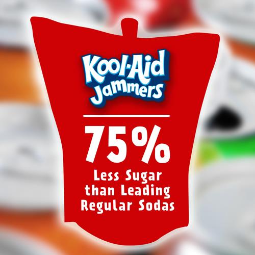 Kool-Aid Jammers Cherry Flavored 10 Ct Box, 6 Fl Oz Pouches