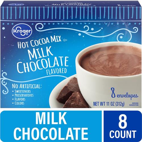 Kroger Milk Chocolate Flavored Hot Cocoa Mix 8 ct / 11 oz