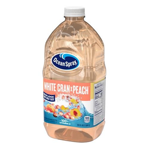 Ocean Spray White Cran-Peach Juice Drink, 64 Fl Oz Bottle (Pack Of 1)