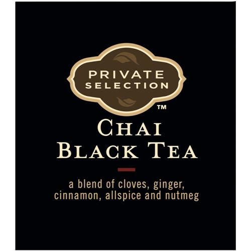 Private Selection Chai Black Tea Wire Free Teabags with Foil Envelope 20 ct
