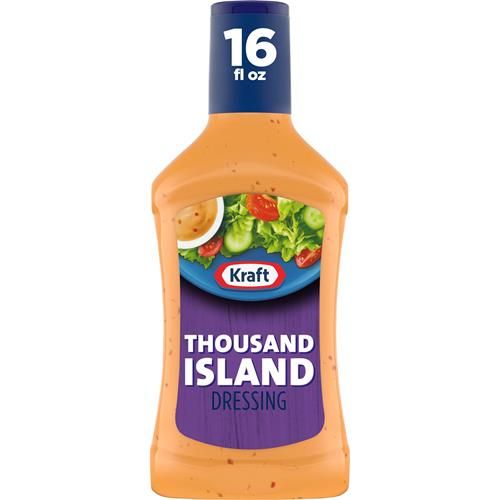 Kraft Thousand Island Dressing, 16 Fl Oz Bottle