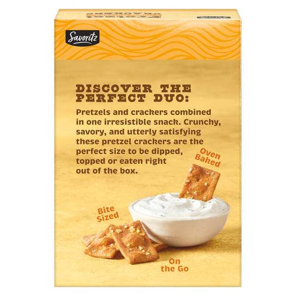 Savoritz Bite Sized Honey Mustard Pretzel Crackers, 5.5 oz