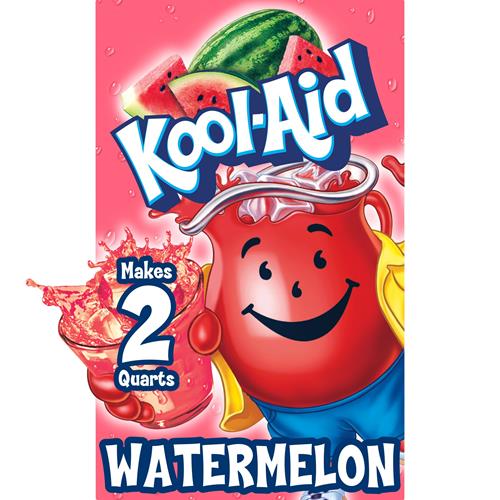 Kool-Aid Unsweetened Watermelon Powdered Soft Drink Mix, 0.15 Oz Packet
