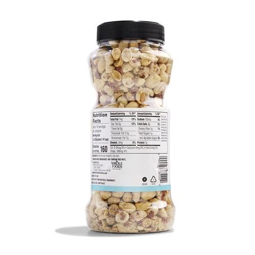 Whole Foods Market, Dry Roasted And Salted Peanuts, 16 Oz