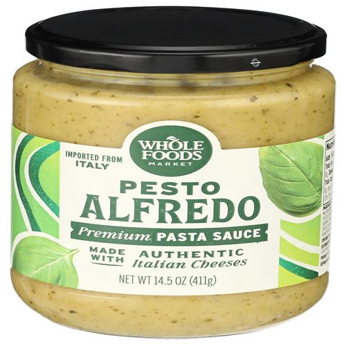 Whole Foods Market Pesto Alfredo Sauce, 14.5 Oz