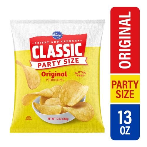 Kroger Classic Potato Chips Family Size 13 oz