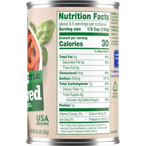 Kroger Italian Style Stewed Tomatoes 14.5 oz