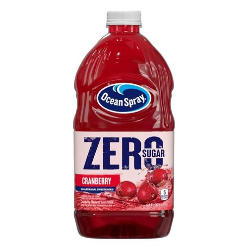 Ocean Spray Zero Sugar Cranberry Juice Drink, Cranberry Juice Drink Sweetened With Stevia, 64 Fl Oz Bottle